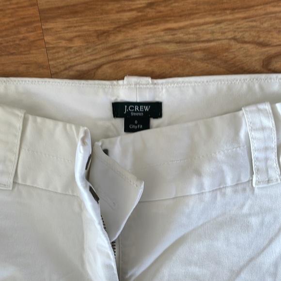 J. Crew White City Fit pants size 0 - Picture 2 of 6